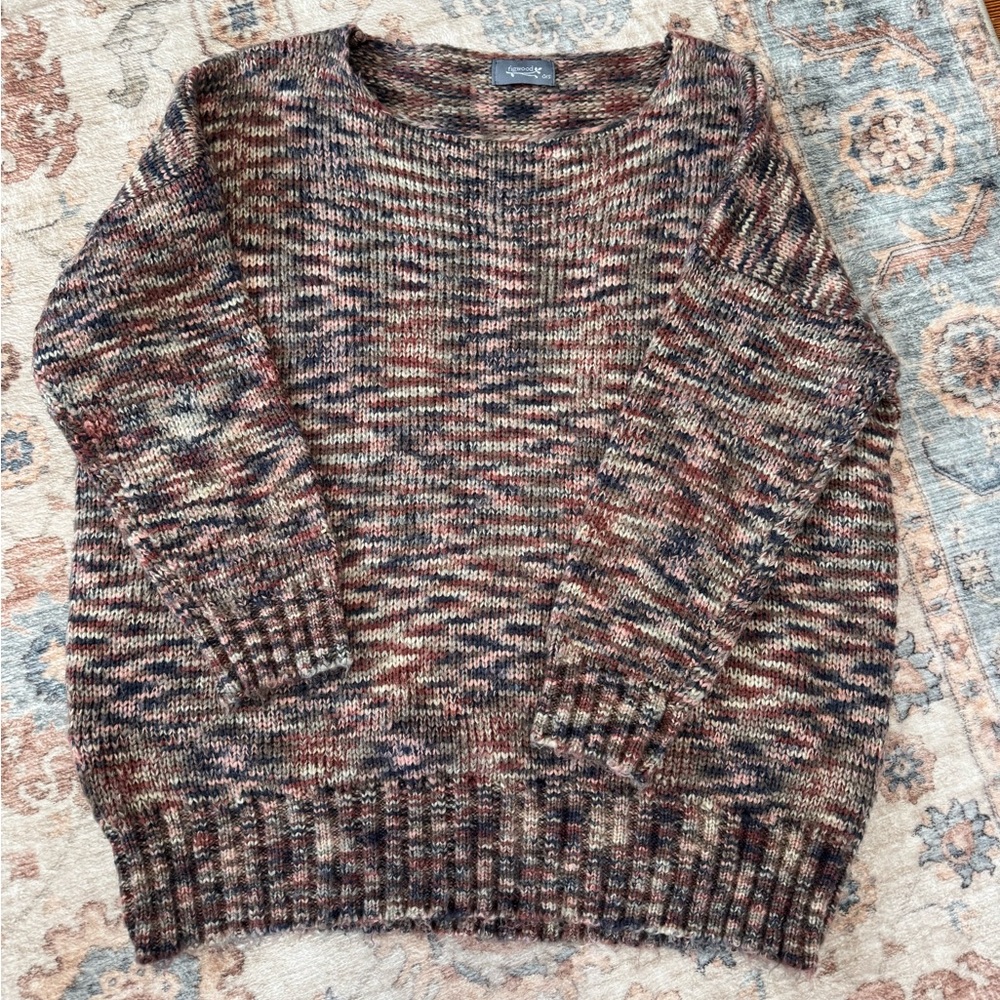Figwood boutique sweater o/s banyan tree